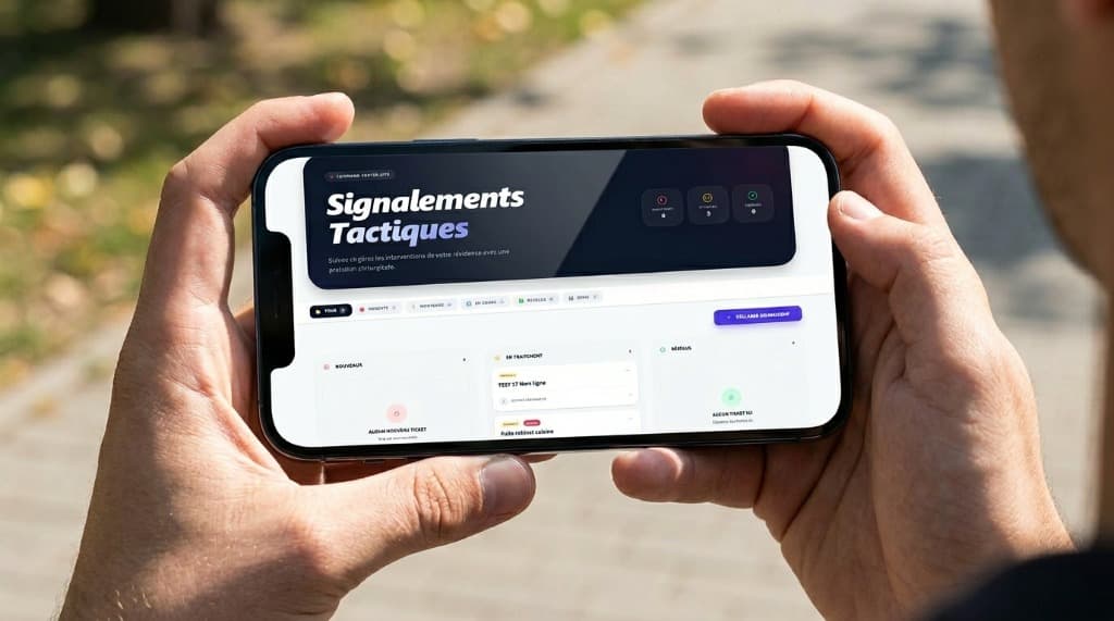 Suivi des signalements CoproSync sur smartphone